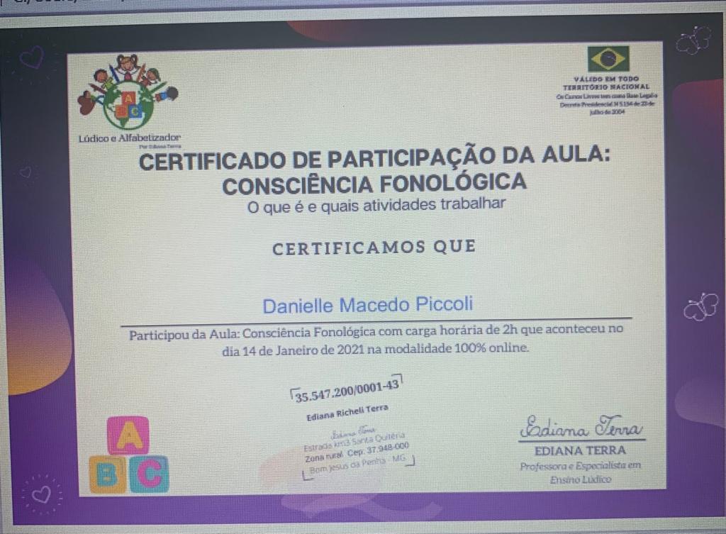 certificado